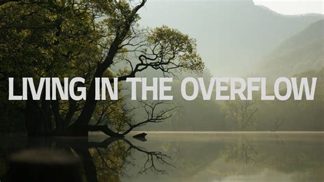 i'm living in the overflow.
